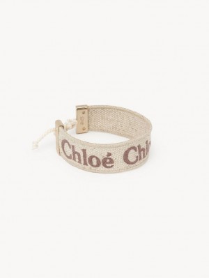 Beige - Brown 1 Chloe Woody Bracelets | CHE-SR14446