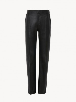 Black Chloe Cigarette Pants | CHE-SR13974