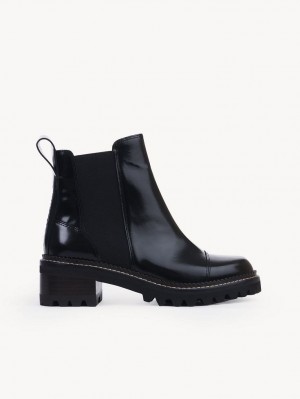 Black Chloe Mallory Chelsea Boots | CHE-SR14881