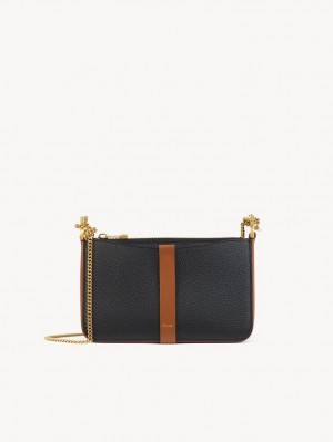 Black Chloe Marcie Pouch On Chain Mini Bags | CHE-SR13704