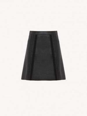 Black Chloe Mini Skirts | CHE-SR14092