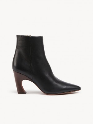 Black Chloe Oli Ankle Boots | CHE-SR14223