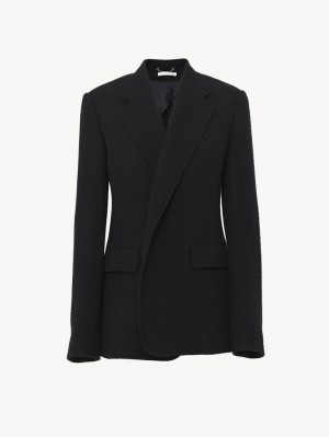 Black Chloe Soft Tailored Jackets | CHE-SR13781