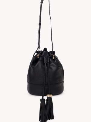 Black Chloe Vicki Bucket Mini Bags | CHE-SR14736