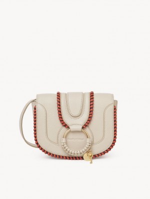 Cement Beige Chloe Hana Mini Shoulder Bags | CHE-SR14646