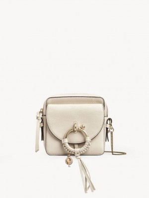 Cement Beige Chloe Joan Camera Shoulder Bags | CHE-SR14676