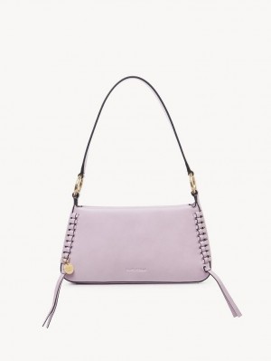 Creamy Lilac Chloe Tilda Uette Shoulder Bags | CHE-SR14669