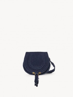 Denim Chloe Marcie Small Crossbody Bags | CHE-SR13580