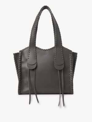 Elephant Grey Chloe Medium Mony Tote Bags | CHE-SR13399