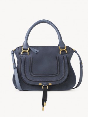 GRAPHITE NAVY Chloe Marcie Double Carry Crossbody Bags | CHE-SR13517