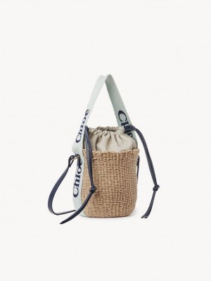 GREEN - BLUE 1 Chloe Small Woody Baskets | CHE-SR13643