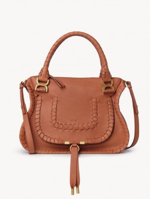 HENNA ORANGE Chloe Marcie Double Carry Crossbody Bags | CHE-SR13480