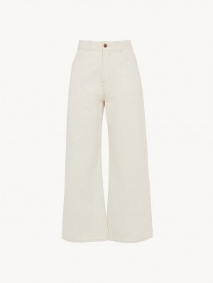 Iconic Milk Chloe Stromboli Wide Cropped Jeans | CHE-SR13995