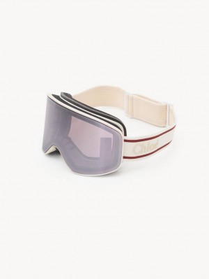 Ivory Chloe Cassidy Ski Goggle Sunglasses | CHE-SR14533