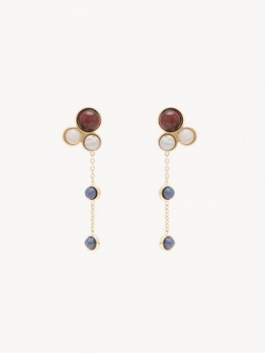 MULTICOLOR 10 Chloe Ora Long Earrings | CHE-SR14425