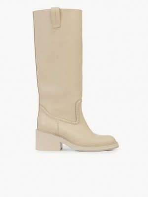 PEARLY GREY Chloe Mallo High Boots | CHE-SR14221