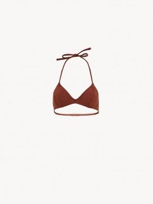 Red Ochre Chloe X Eres Papuasia Triangle Beachwear | CHE-SR14128