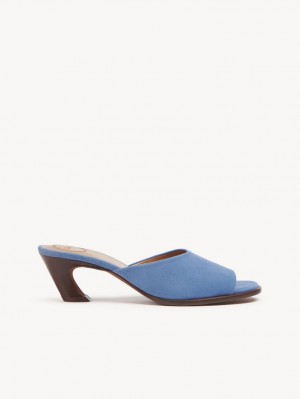 Shady Cobalt Chloe Oli High-heel Mule | CHE-SR14158