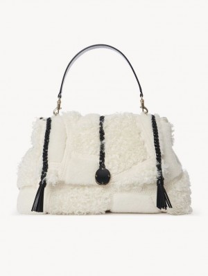 Snow White Chloe Penelope Large Soft Shoulder Bags | CHE-SR13442