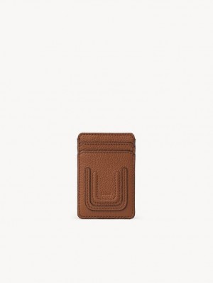 Tan Chloe Marcie Card Holders | CHE-SR14309