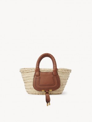 Tan Chloe Mini Marcie Baskets | CHE-SR13637