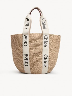 White Chloe Large Woody Baskets | CHE-SR13658