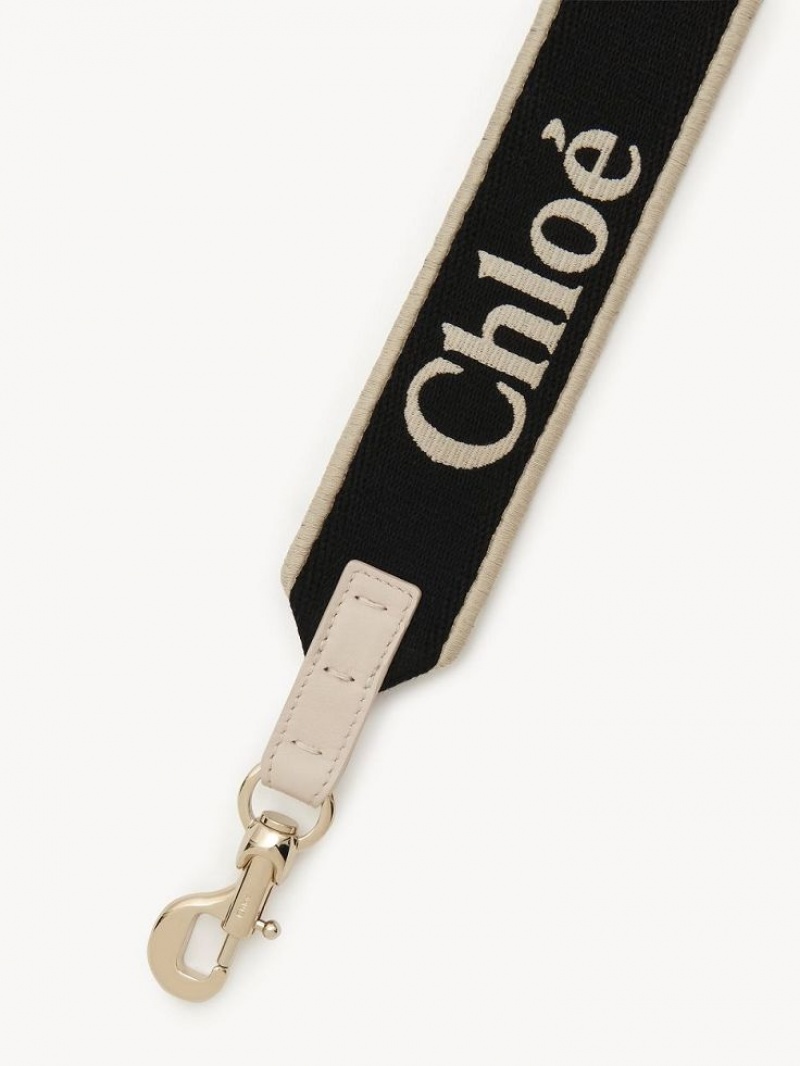 BLACK - BEIGE 1 Chloe Strap Straps | CHE-SR13764