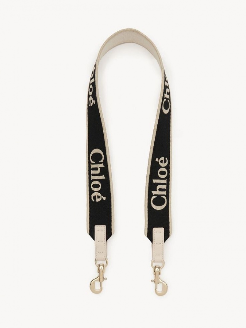 BLACK - BEIGE 1 Chloe Strap Straps | CHE-SR13764