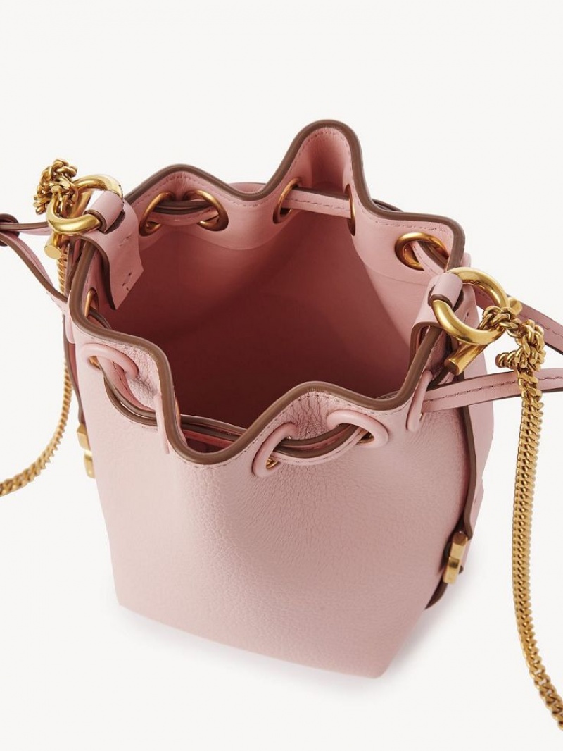 BLOSSOM PINK Chloe Marcie Bucket Mini Bags | CHE-SR13741