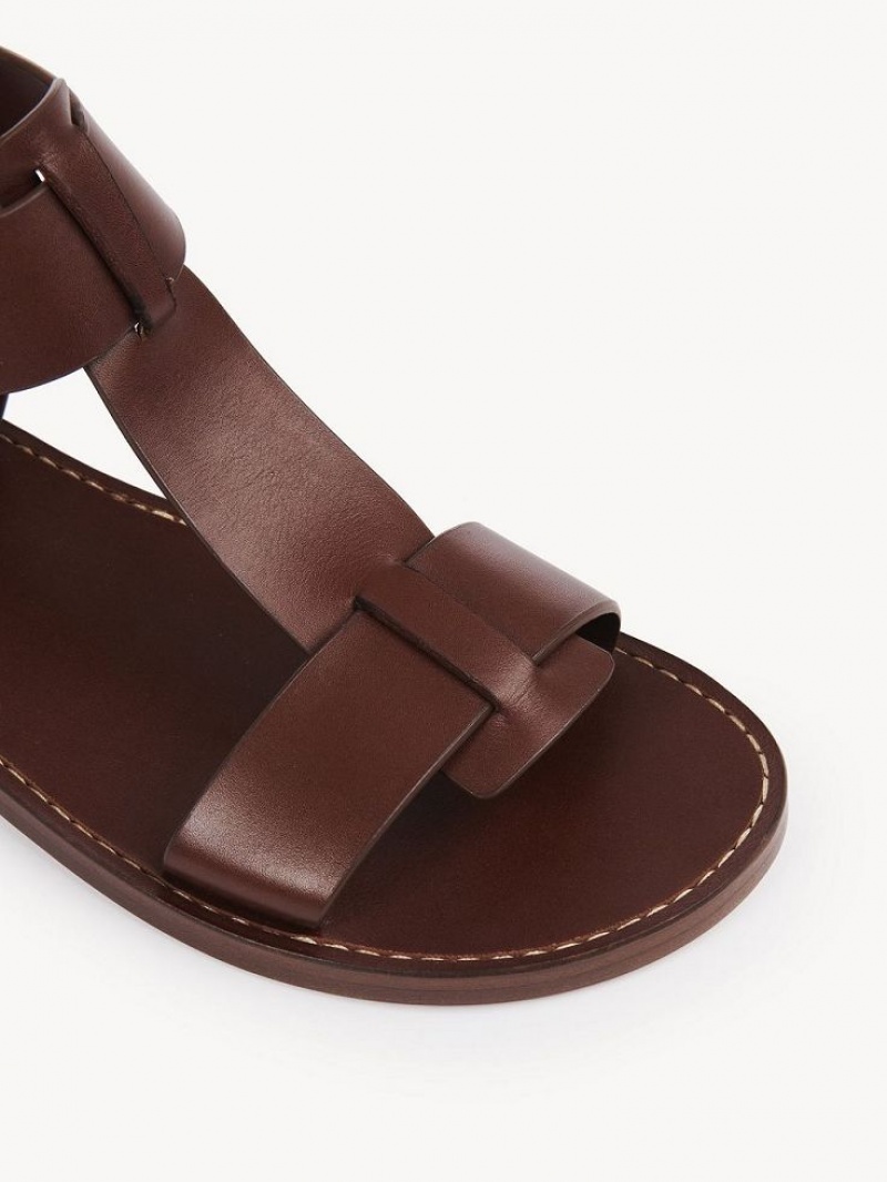 BRUNET BROWN Chloe Rebecca Flat Sandals | CHE-SR14141