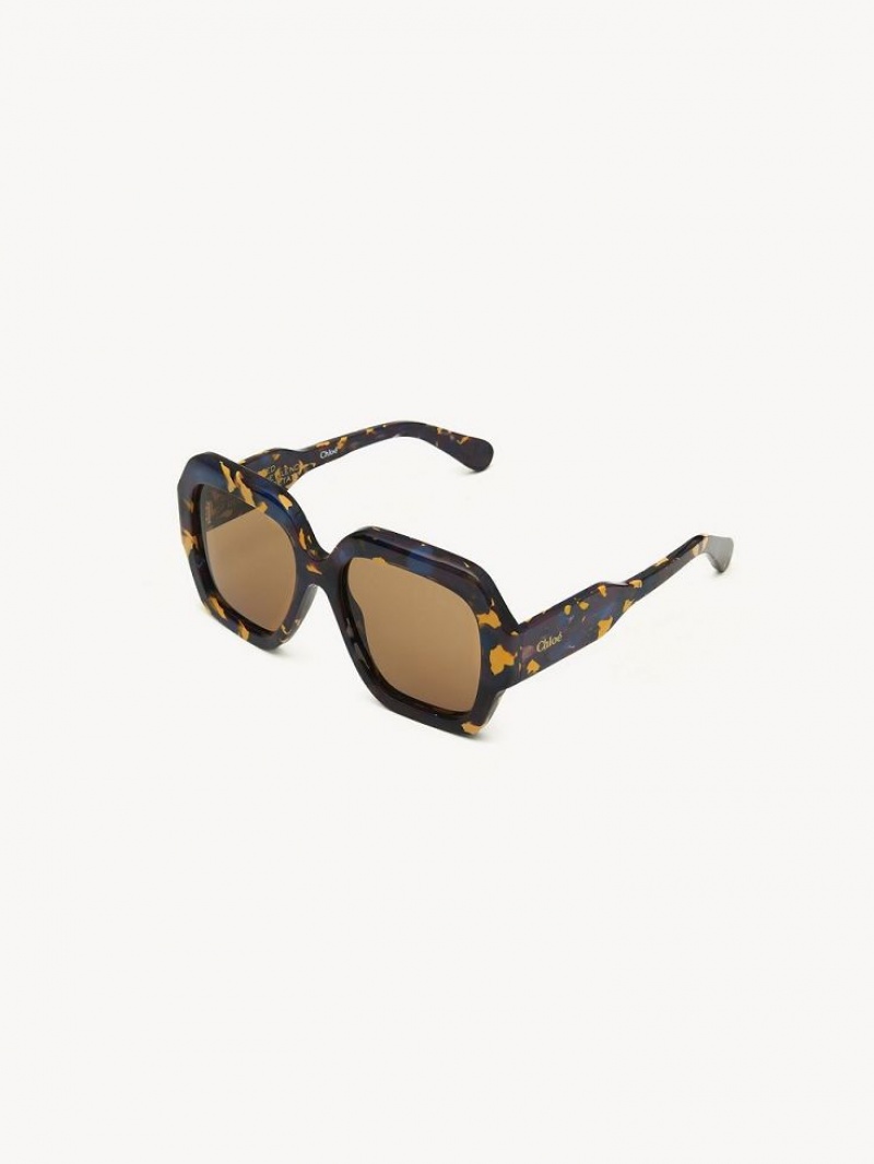 BURGUNDY PANSY Chloe Gayia Sunglasses | CHE-SR14581