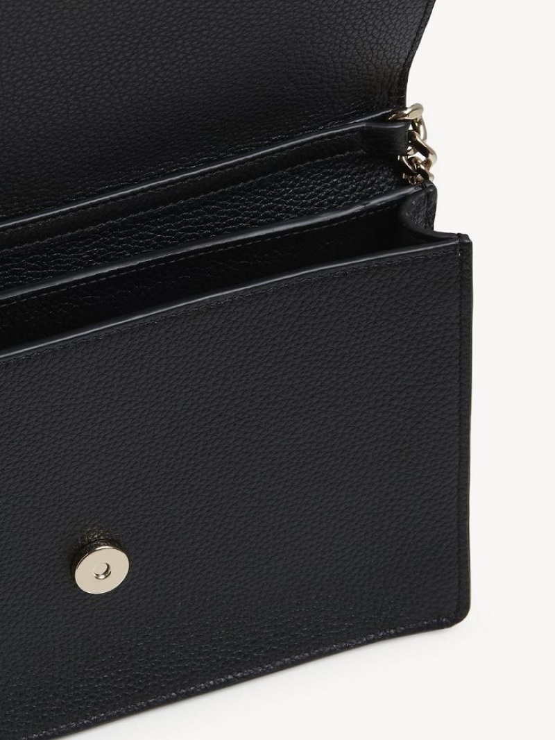 Black Chloe Alphabet Clutches | CHE-SR13750