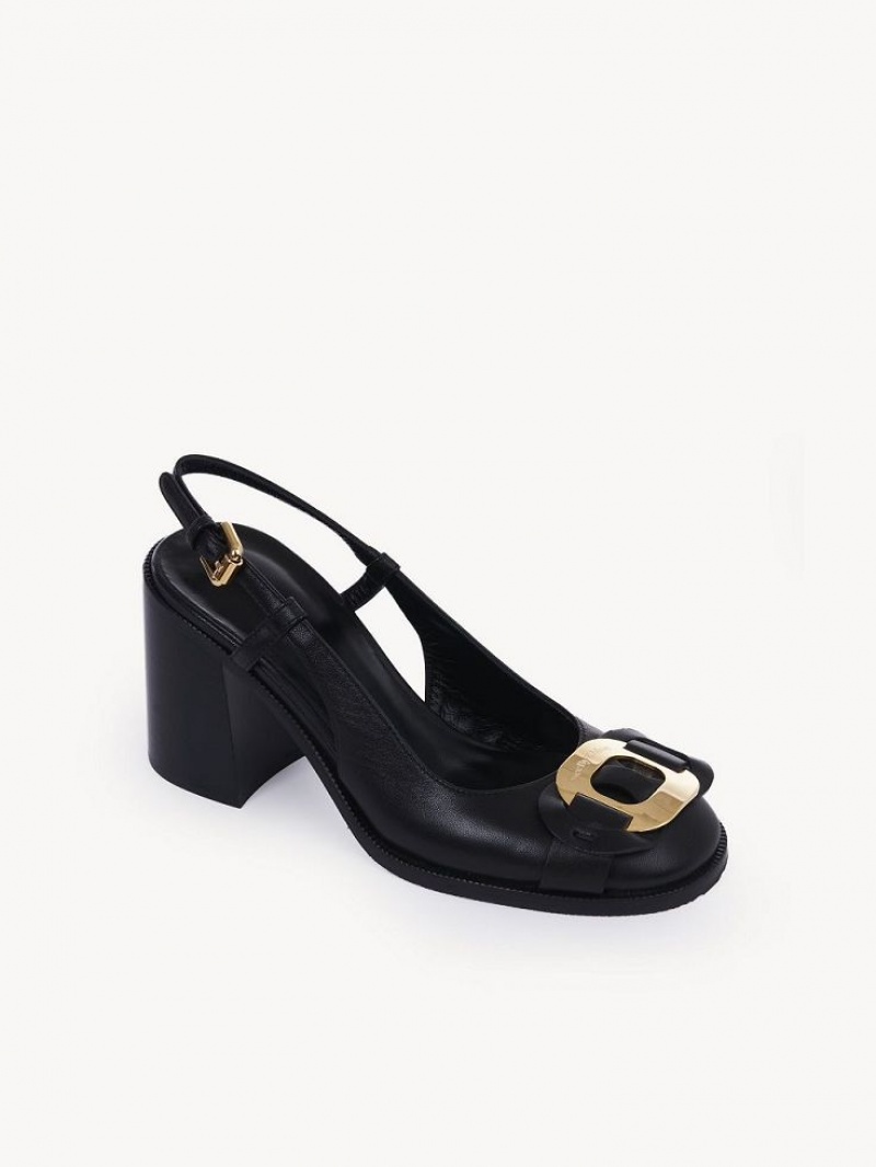 Black Chloe Chany Sandals | CHE-SR14799