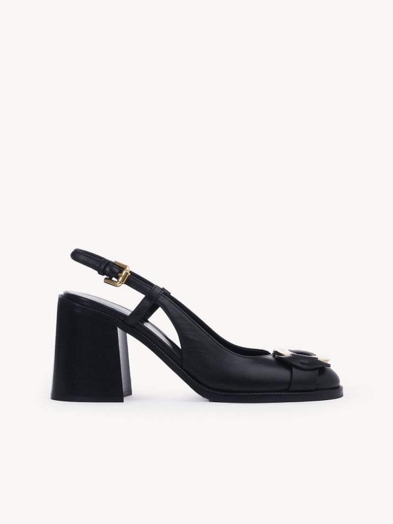 Black Chloe Chany Sandals | CHE-SR14799