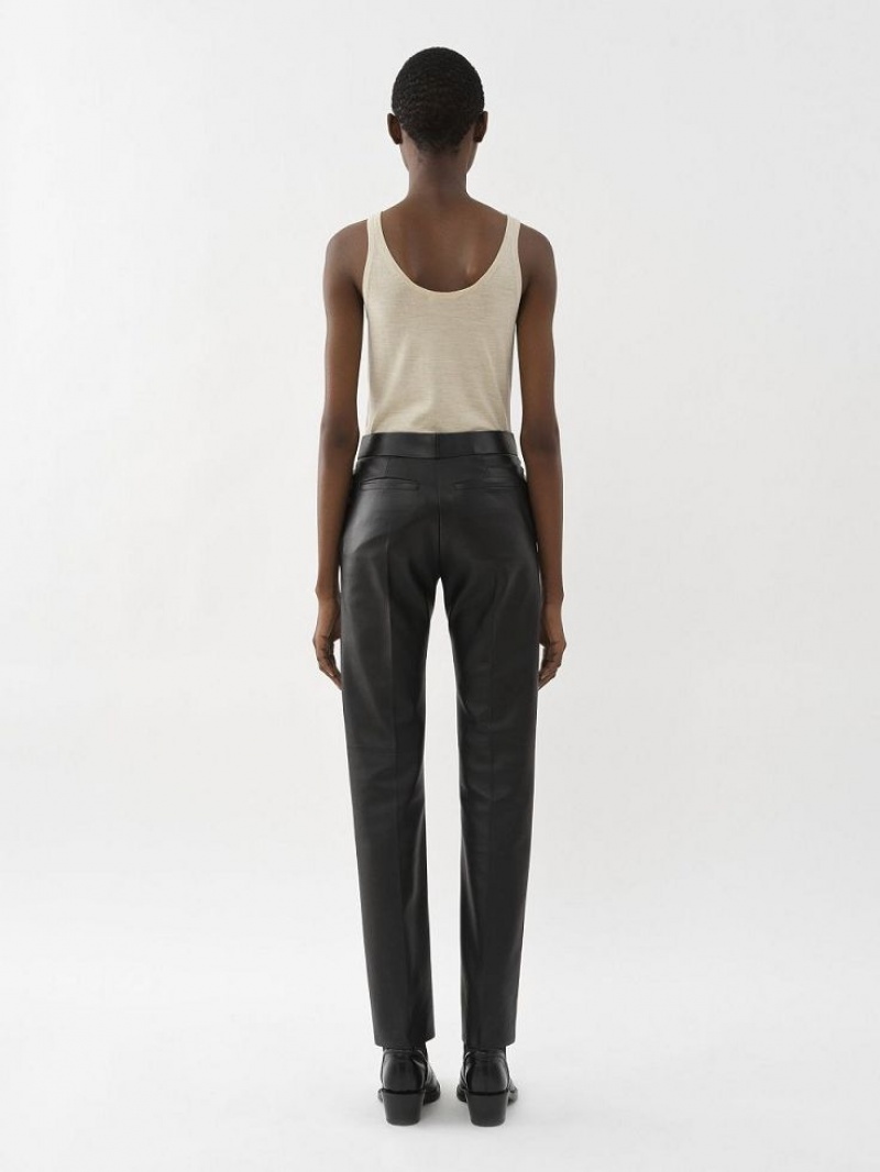 Black Chloe Cigarette Pants | CHE-SR13974