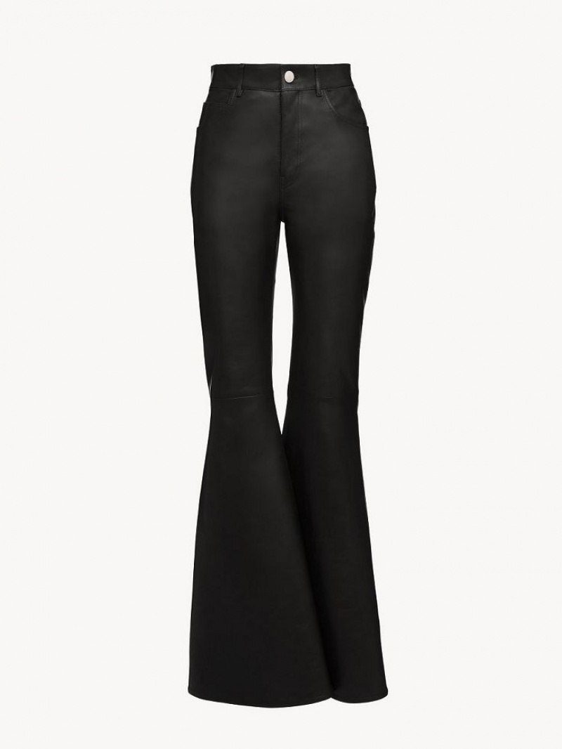 Black Chloe Flared Pants | CHE-SR13992