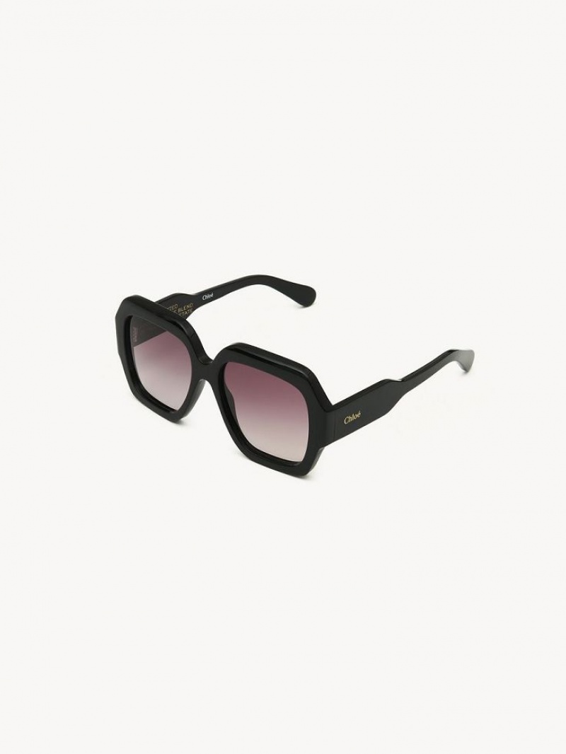 Black Chloe Gayia Sunglasses | CHE-SR14570