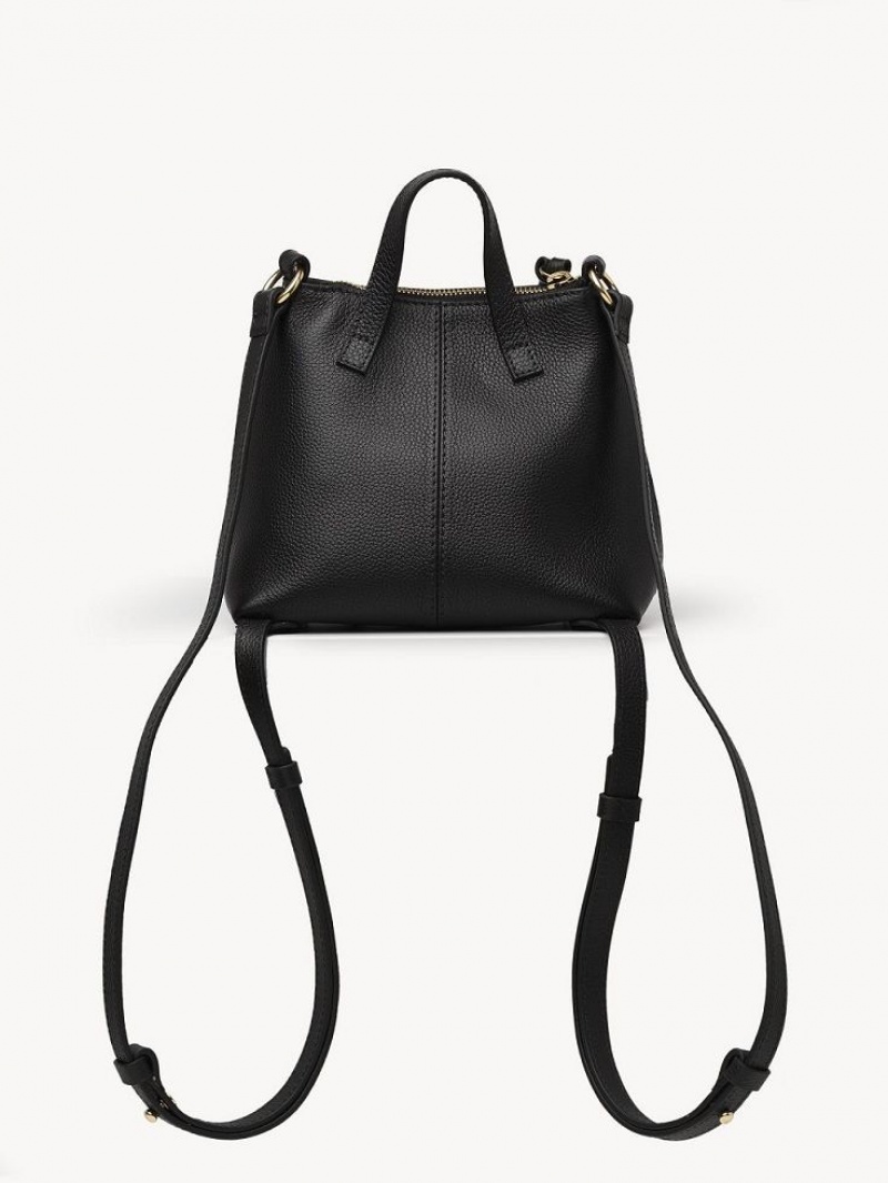 Black Chloe Joan Backpacks | CHE-SR14789