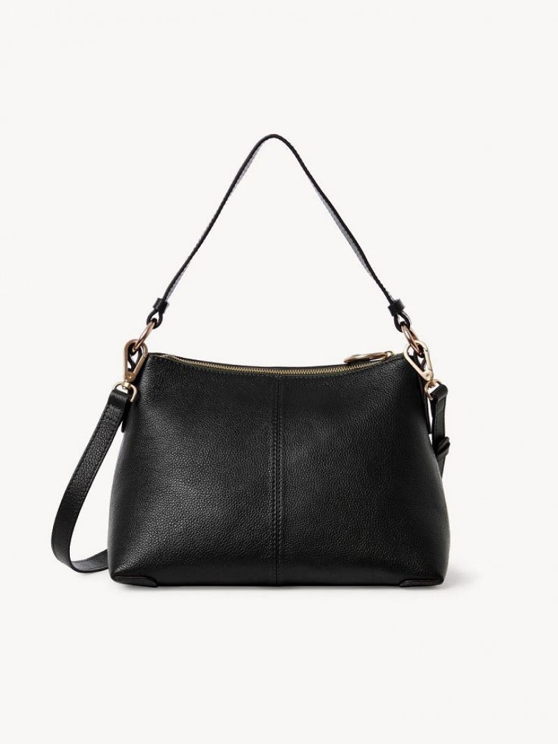 Black Chloe Joan Small Shoulder Bags | CHE-SR14649