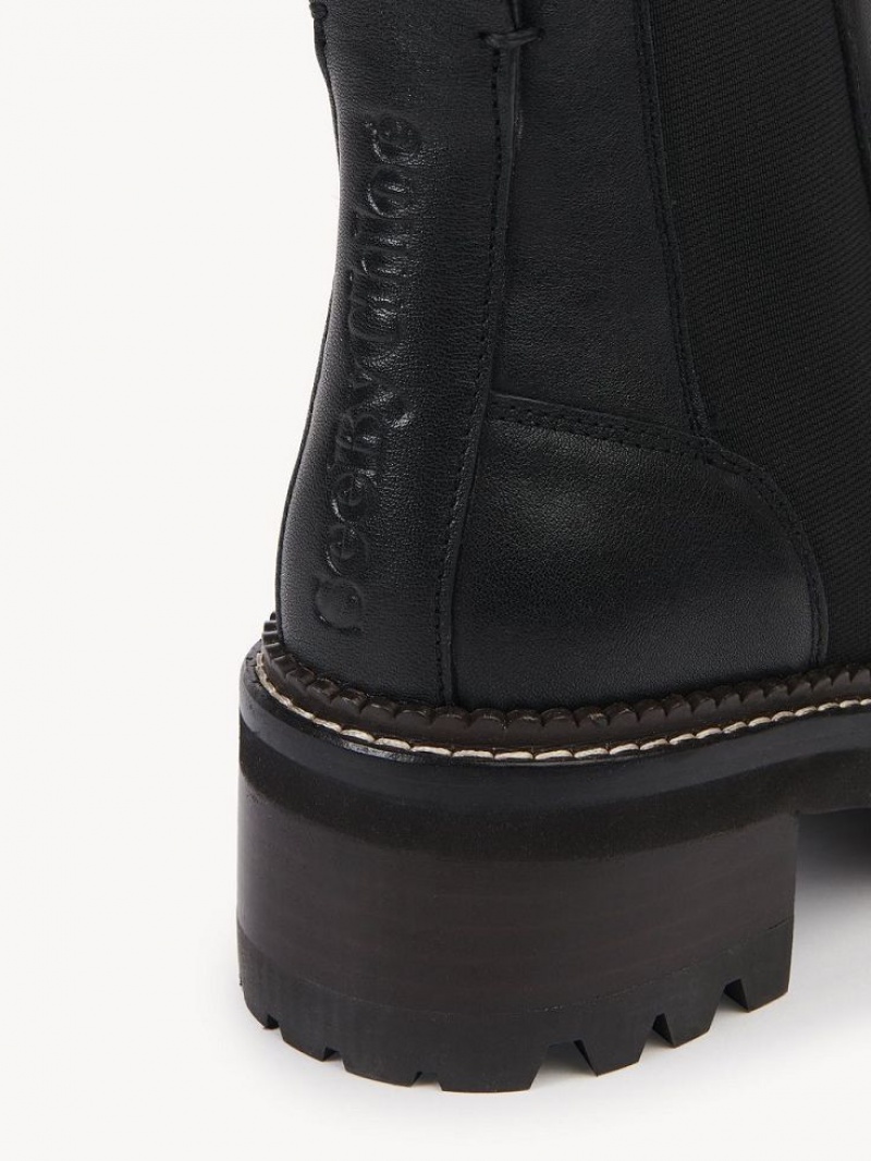 Black Chloe Mallory Chelsea Boots | CHE-SR14873