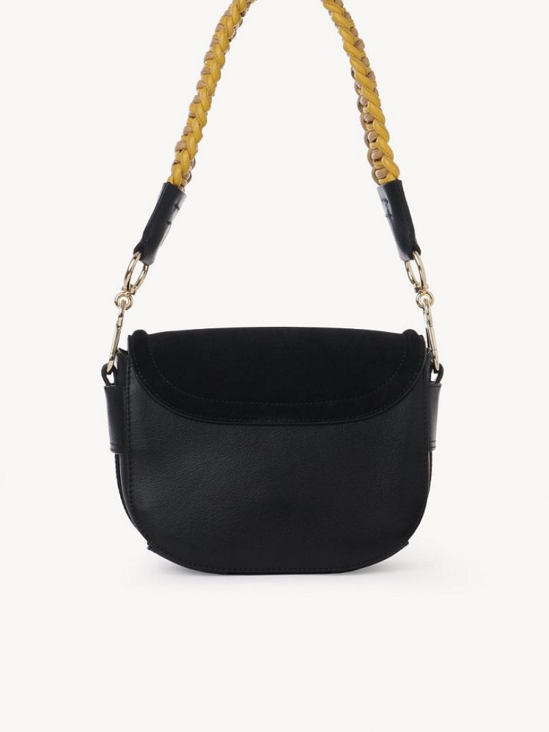 Black Chloe Mara Shoulder Bags | CHE-SR14653