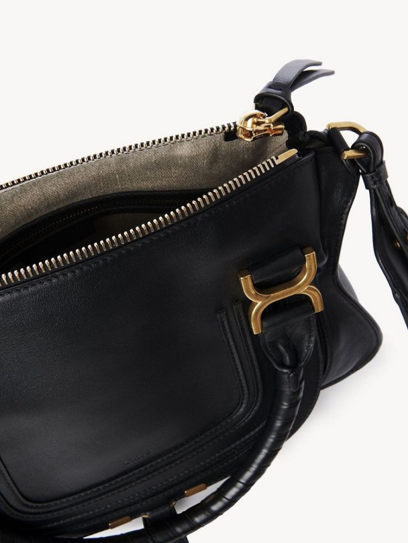 Black Chloe Marcie Double Carry Crossbody Bags | CHE-SR13499