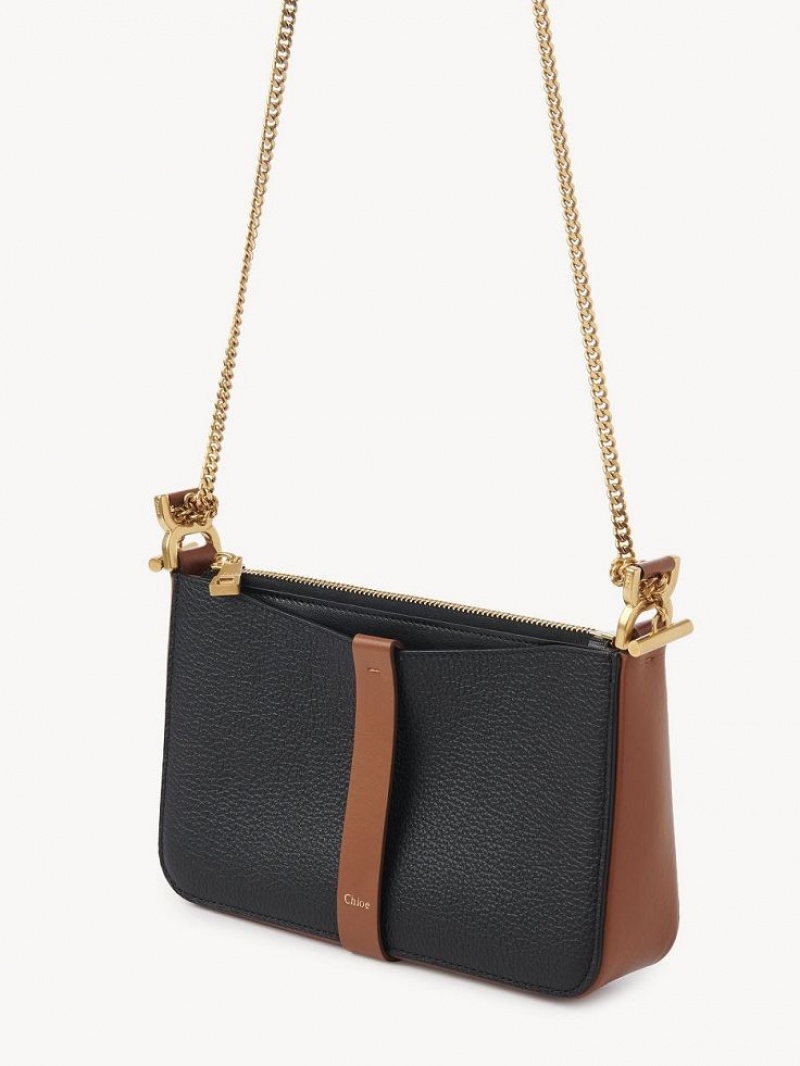 Black Chloe Marcie On Chain Clutches | CHE-SR13742