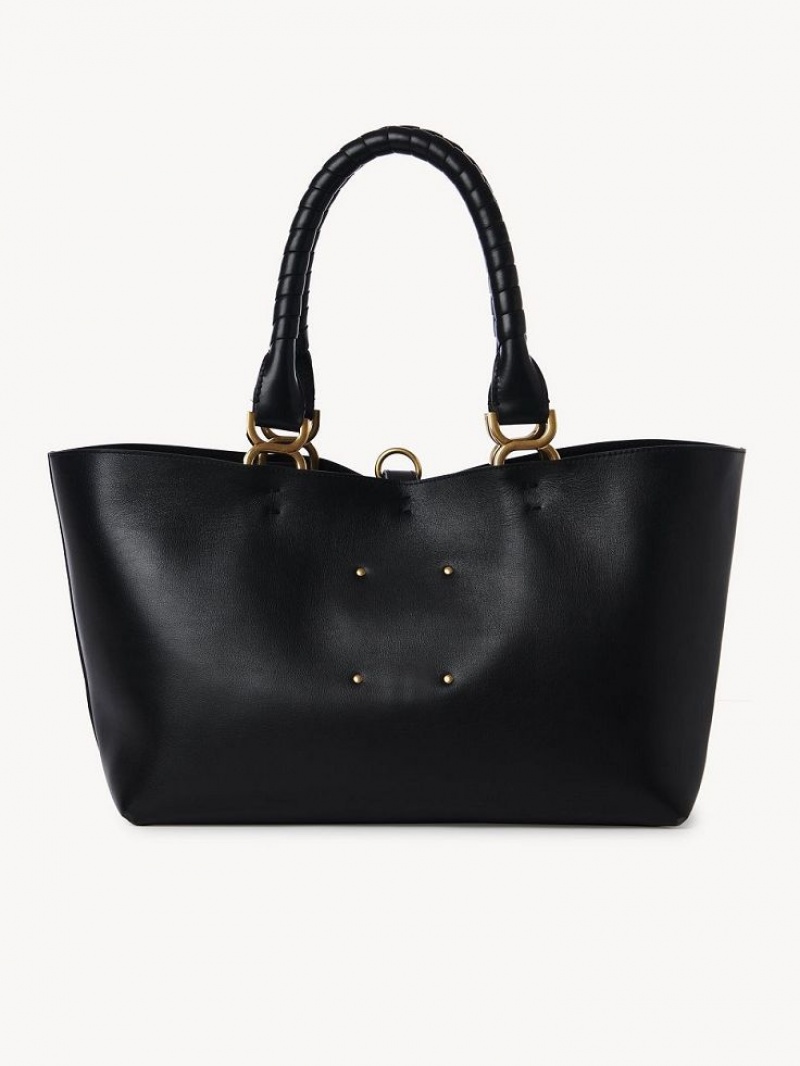 Black Chloe Marcie Small Tote Bags | CHE-SR13389