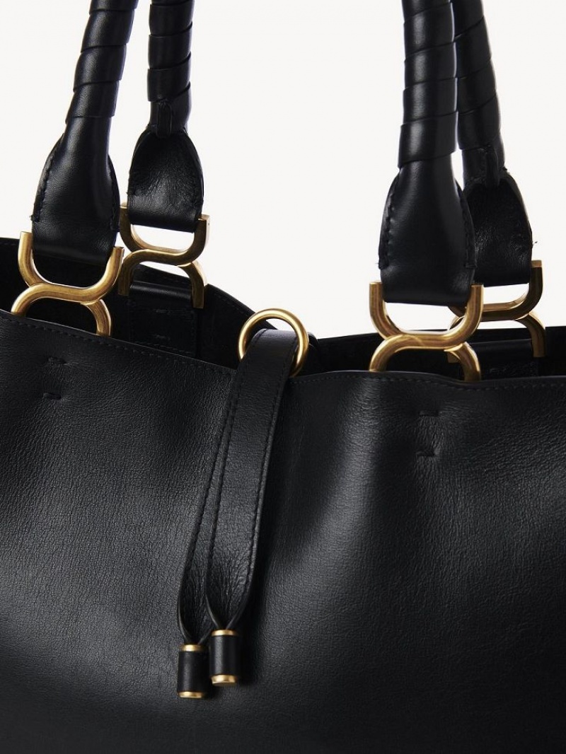 Black Chloe Marcie Small Tote Bags | CHE-SR13389