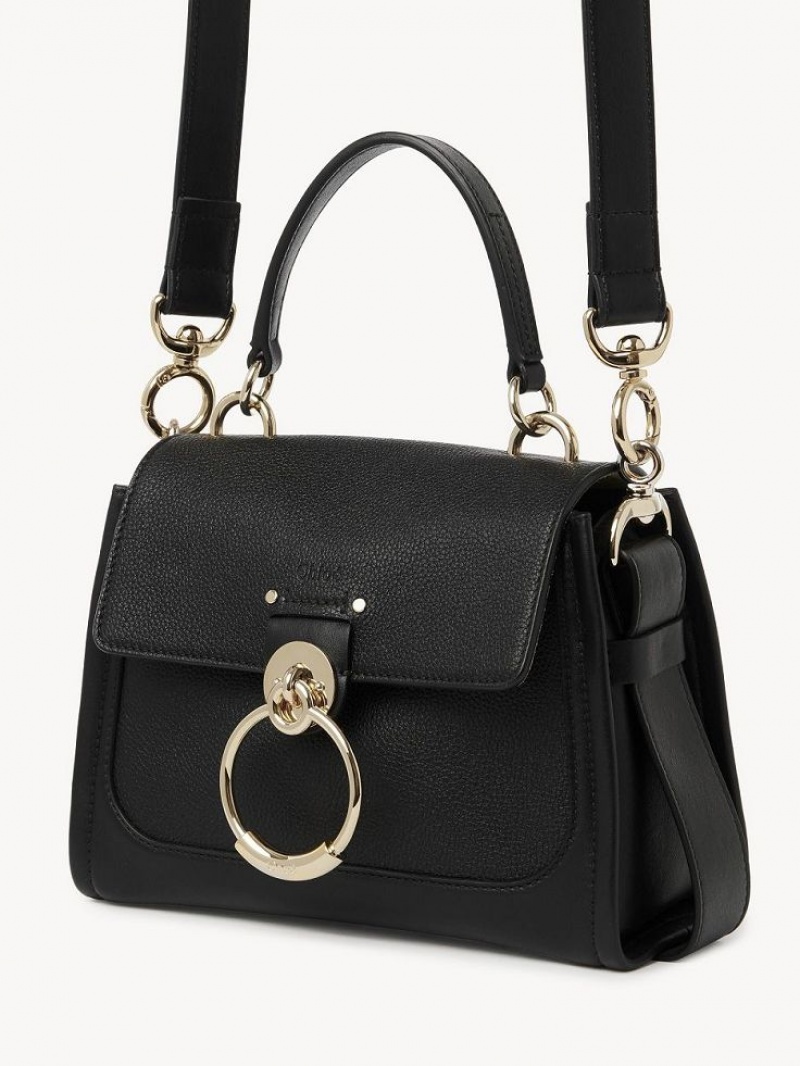 Black Chloe Mini Tess Day Crossbody Bags | CHE-SR13501