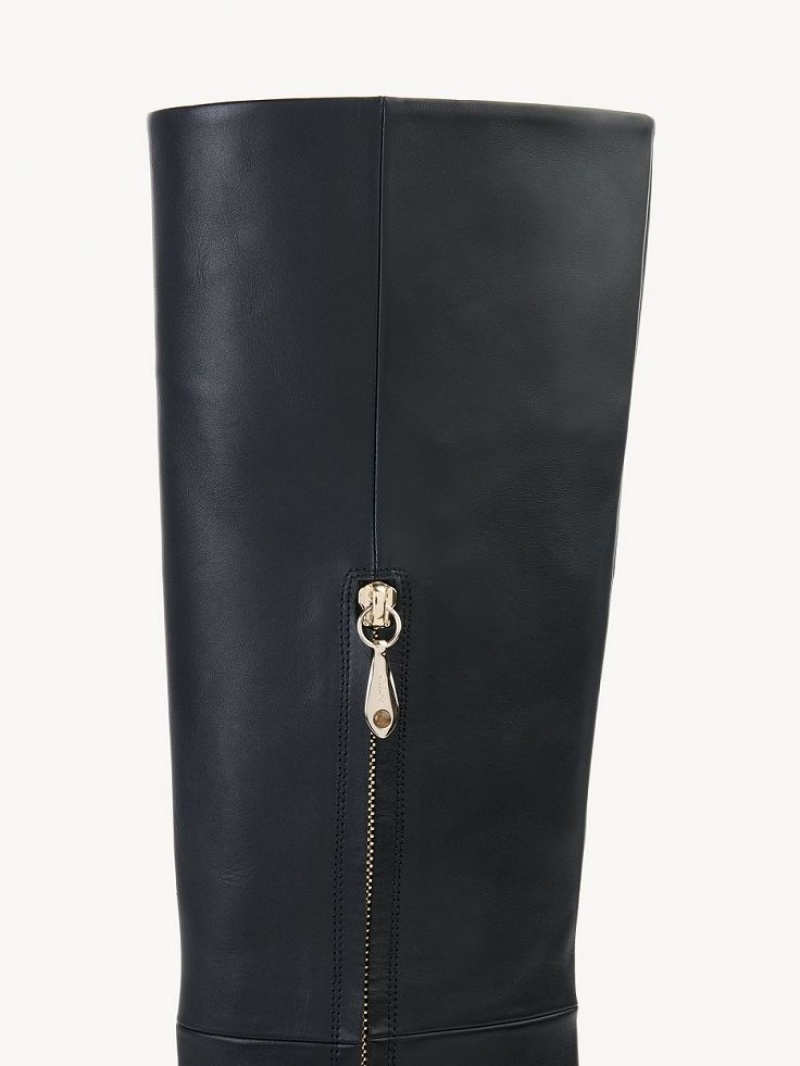 Black Chloe Oli Tall Boots | CHE-SR14203