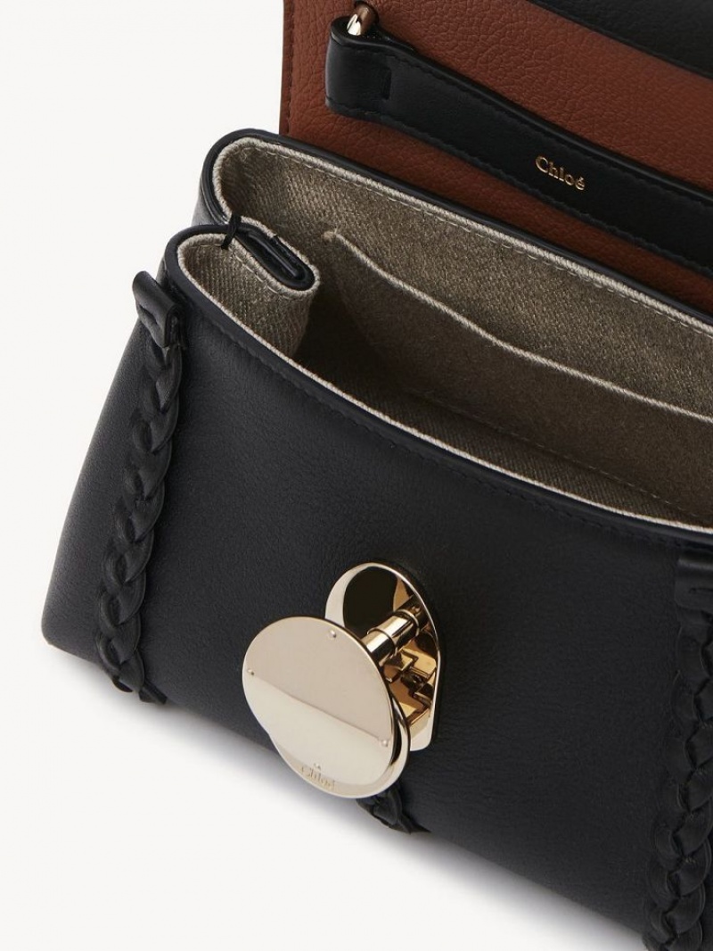 Black Chloe Penelope Soft Shoulder Mini Bags | CHE-SR13706