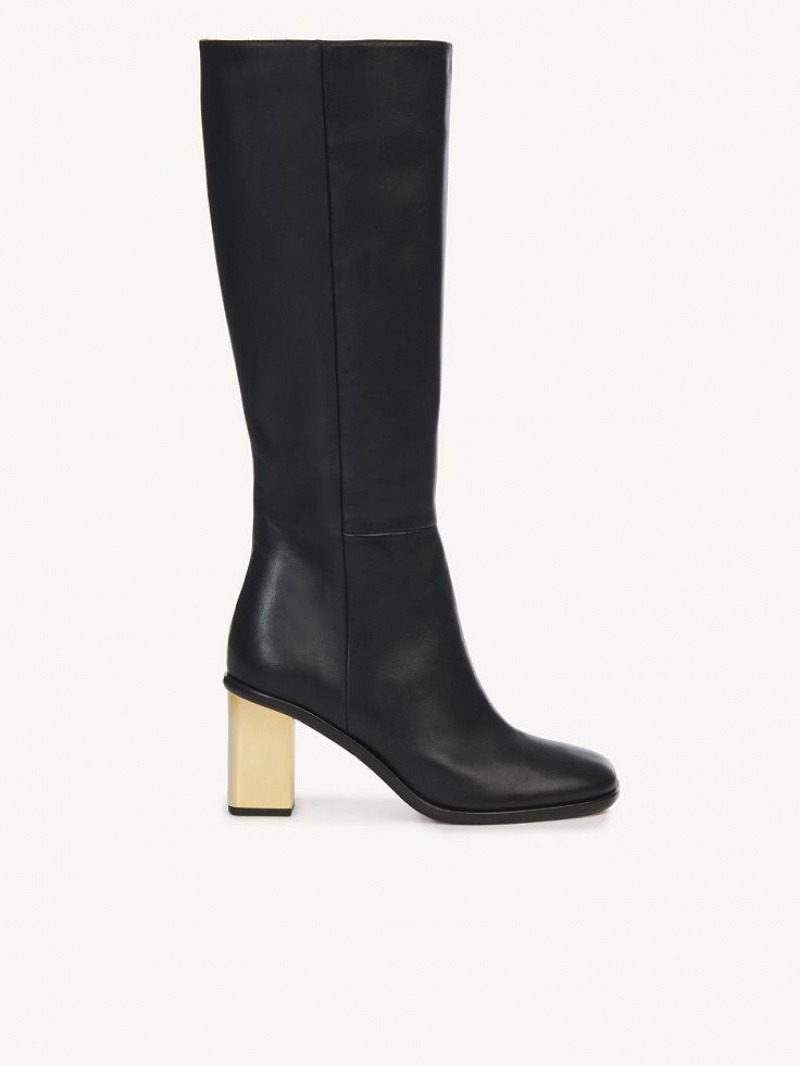 Black Chloe Rebecca High Boots | CHE-SR14233