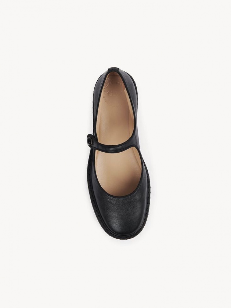 Black Chloe Rubie Ballet Flat | CHE-SR14260